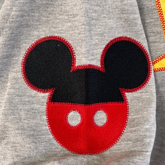 Disneyland Mickey Mouse Pullover Cropped Spirit Jersey for Women Gray Size 3X - Picture 7 of 12